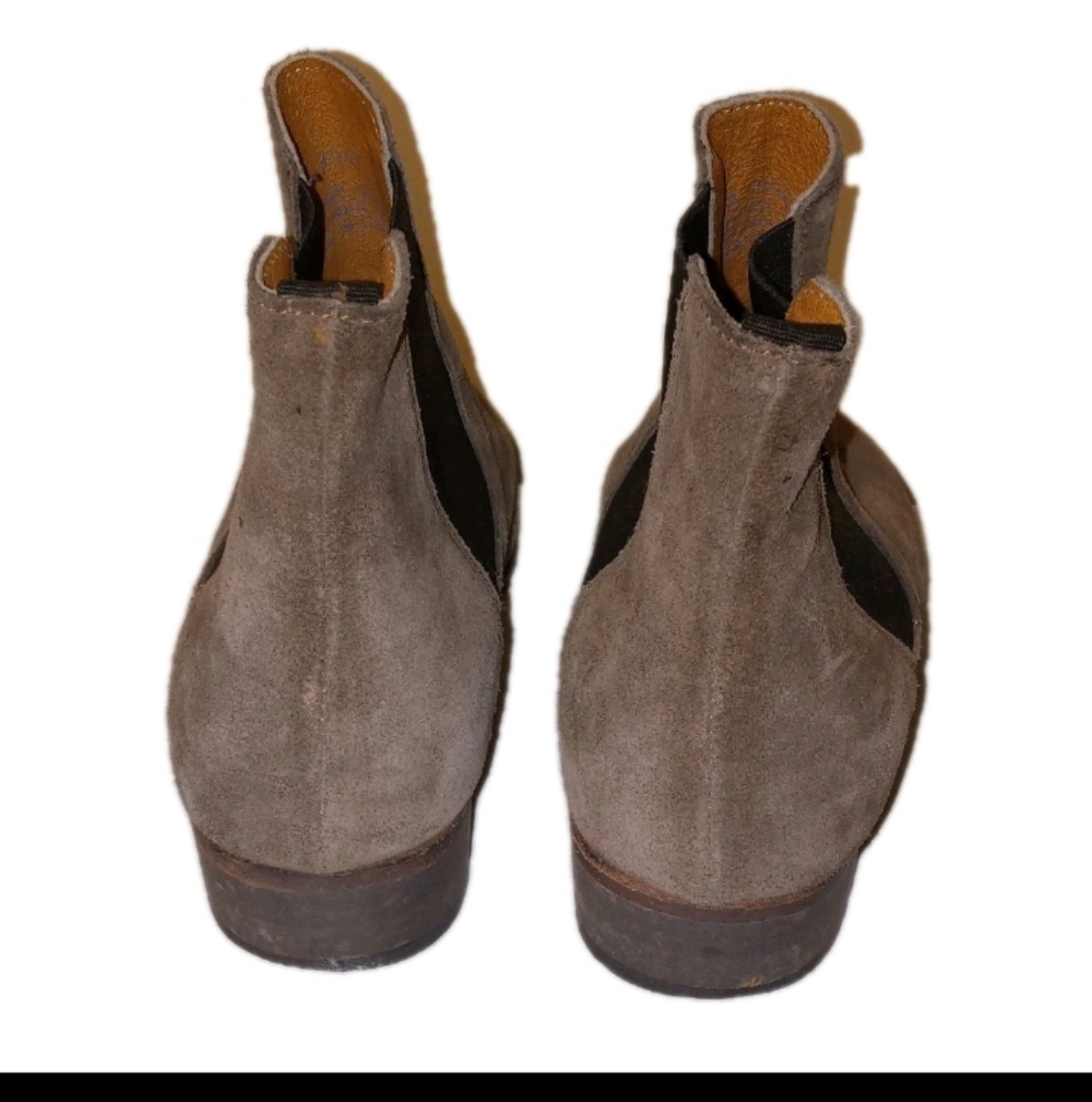 Boemos Italian Taupe/Fawn Suede Chelsea Boots 37/6 - Picture 2 of 10